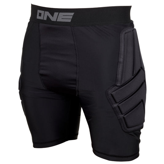 OneGlove Junior Power Armour Shorts Maalivahdin suojashortsit Pehmusteet Musta Maalivahdin varusteet