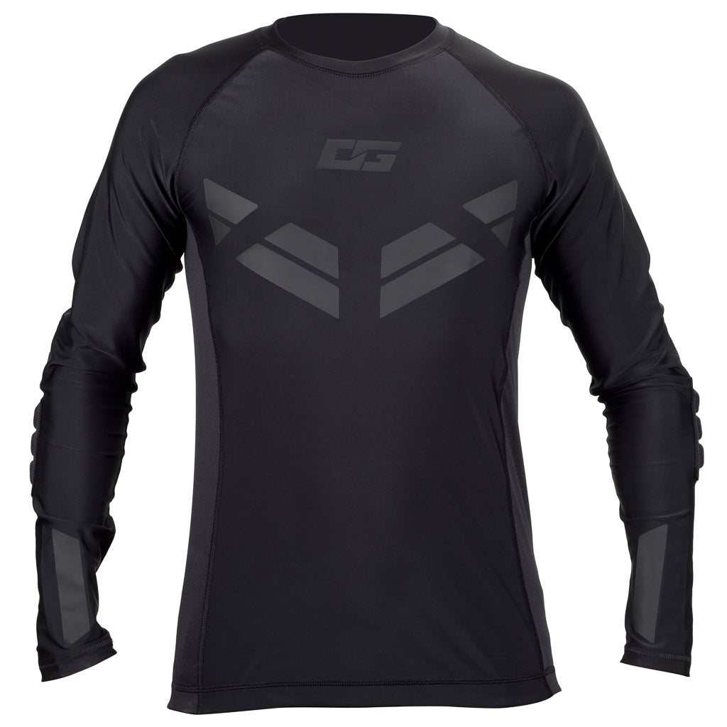 OneGlove Junior Power Armour Top Maalivahdin paita Etupuoli Musta Maalivahdin varusteet