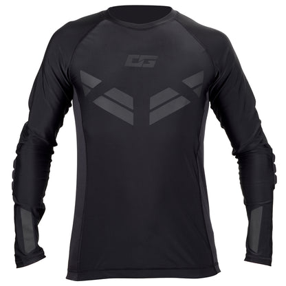 OneGlove Junior Power Armour Top Maalivahdin paita Etupuoli Musta Maalivahdin varusteet