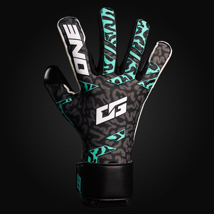 One Glove Mentality Monster GRV Maalivahdin hanskat Musta Etupuoli