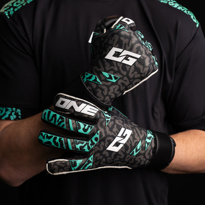 One Glove Mentality Monster GRV Maalivahdin hanskat Musta