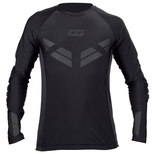 One Glove Power Armour Top Maalivahdin suojapaita Etupuoli Musta Maalivahdin varusteet
