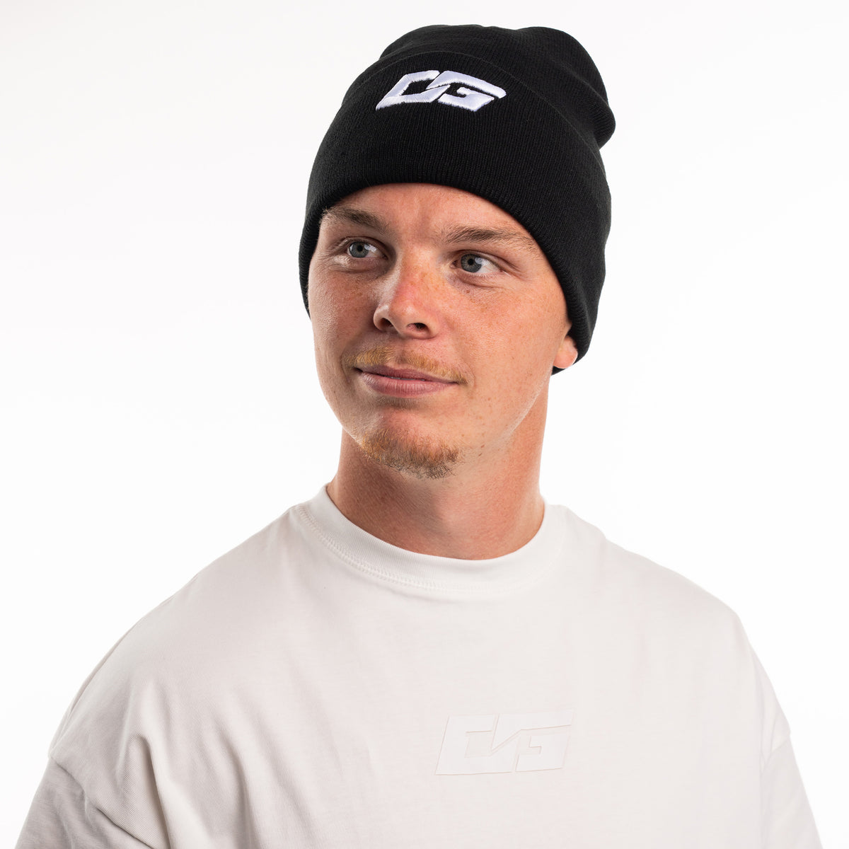 One Glove Goalkeeper Black Beanie Musta Pipo Edestä Maalivahdin varusteet