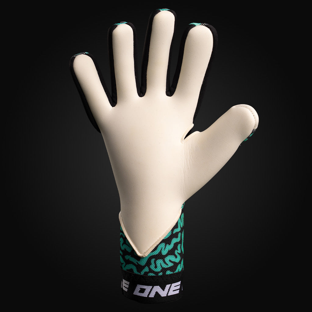 One Glove Og1 Mentality Monster NGT valkoinen vihreä maalivahdin hanskat