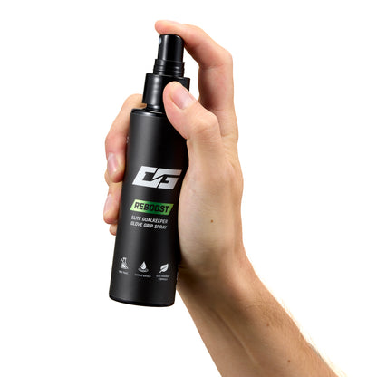 REBOOST GRIP SPRAY on kätevän kokoinen ja helposti suihkutettava
