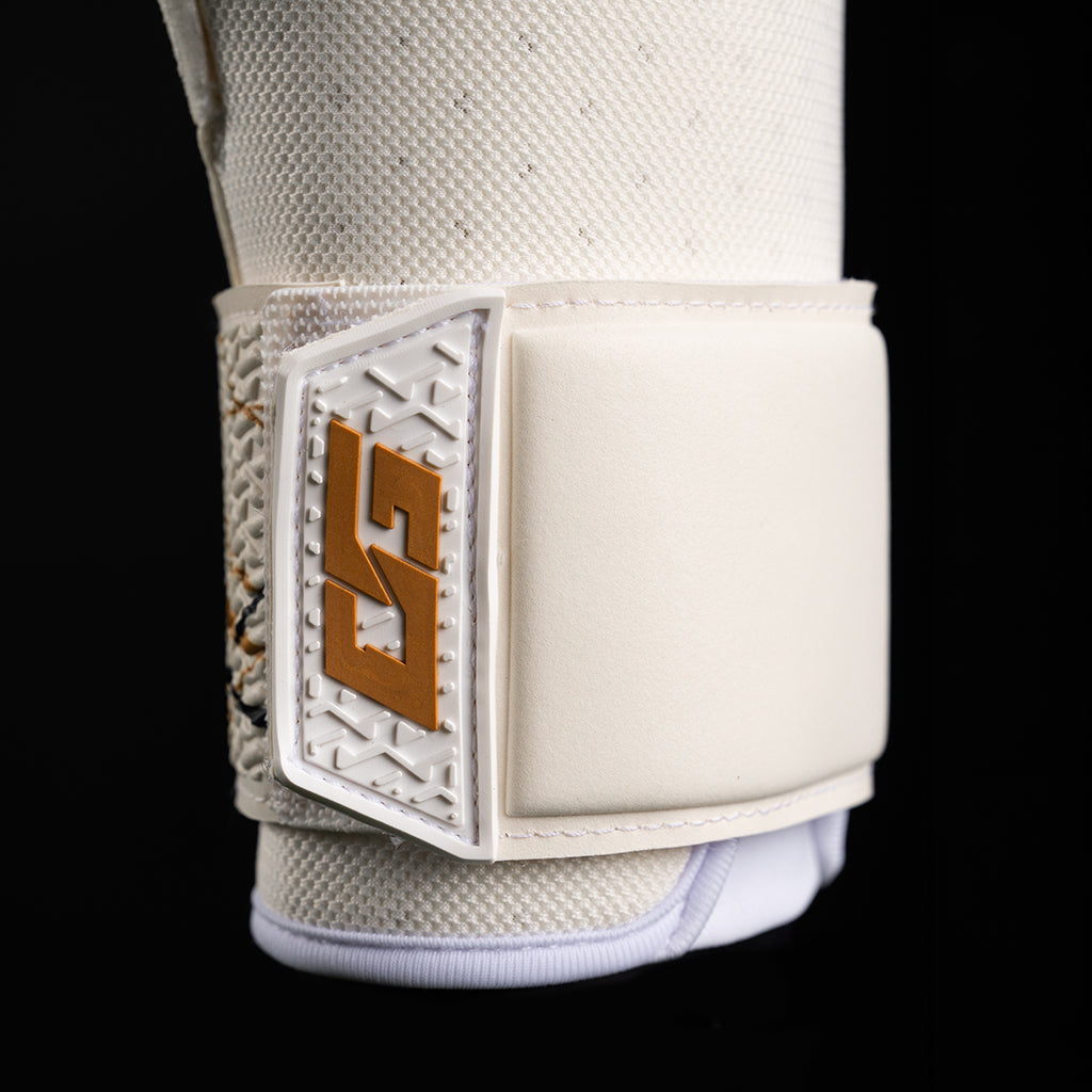 One Glove LTX Pro Siege Maalivahdin hanskat Valkoinen Strap Täyslateksinen Kiinnitysremmi