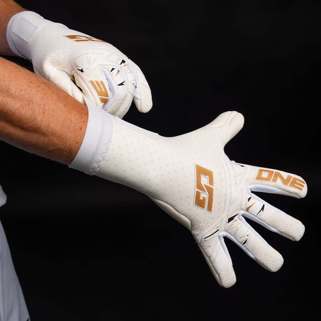One Glove OG1 Siege Valkoinen Etupuoli Logo